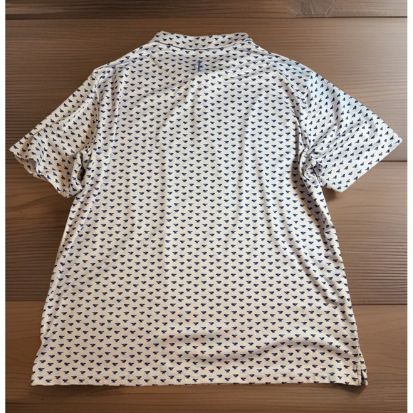 LRD Performance Golf Polo Shirt Mens 2XL White Eagle All Over Print Casual - Picture 6 of 7